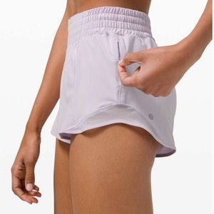 High rise lavender dew lululemon shorts
